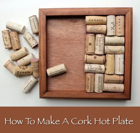 Wine Corker, Woodcraft Ideas, Wine Cork Trivet, Reclaimed Wood Diy, Trivets Diy, Cork Diy Projects, Diy Cork, Wine Cork Diy Crafts, Wine Cork Projects