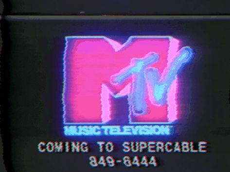 Mtv Logo Animation, Mtv Logo 80's, Mtv Aesthetic 2000s, 80s Animation, 90s Mtv Aesthetic, 80s Nostalgia Aesthetic, Mtv Aesthetic, 2000s Posters, 2000s Shows