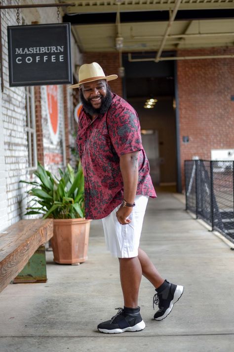 Big And Tall Mens Fashion Casual Summer Outfit, Big Guy Fashion Casual Summer, Big And Tall Fashion For Men Summer, Plus Size Man Outfits, Big Guy Fashion Casual, Fat Guy Outfits, Big Guy Style, Big And Tall Fashion For Men, Plus Size Men Outfits