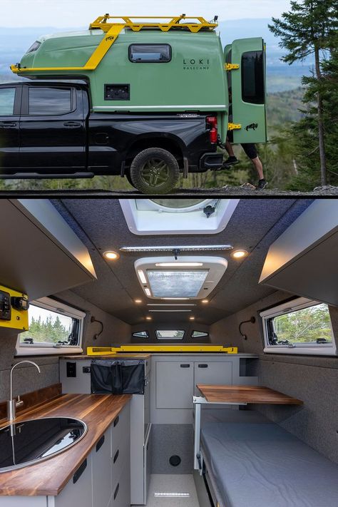 Truck Camper Shells, Pickup Camper, Custom Truck Beds, Off Road Camper Trailer, Truck Bed Camper, Camper Shells, Adventure Campers, Rv Truck, Build A Camper Van