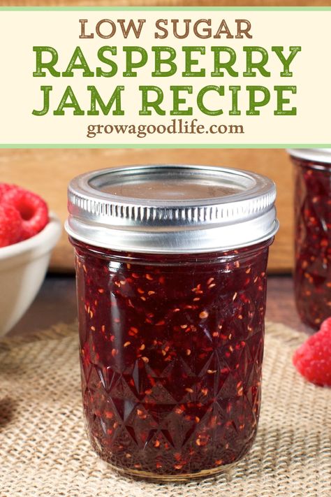 Low Sugar Raspberry Jam, Marionberry Jam, Low Sugar Jam Recipes, Raspberry Freezer Jam, Canning Jam Recipes, Low Sugar Jam, Homemade Raspberry Jam, Raspberry Jam Recipe, Freezer Jam Recipes