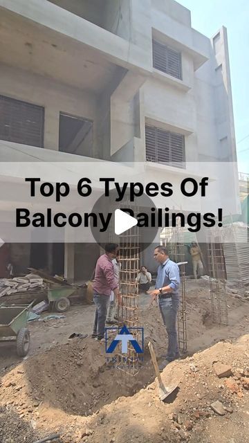 Trimiti (त्रिमिती): Architect & Interior Designer on Instagram: "There are many design options possible and available for Balcony Railings based on specific type of buildings. Out of them, sharing some top 6 types of Railing. Remember, these are types of Railings and there are lot of further design options available in each one of them.

Comment which one type of Railing you like and accordingly we can go deeper in design options for that particular type of Railing.

Follow @trimiti.architect for more such ideas.

DM for Interior design works, modular kitchen, wardrobe furniture, renovation, building construction as per Vastu guidelines.

#interiorwork #interiordesign #railing #architecture #aurangabad 

[Architect, House construction, Balcony Railings, Glass Railing, Chhatrapati Sambhajin Balcony Construction Ideas, Balcony Railing Ideas, Glass Railing Balcony, Balcony Glass Railing Design, Glass Balcony Railing, Balcony Railings, Glass Balcony, Kitchen Wardrobe, House Construction