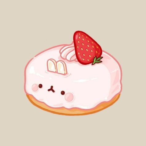 Photo Kawaii, Kawaii Sweets, Chibi Food, Cake Drawing, Food Doodles, 귀여운 음식 그림, Images Kawaii, Cute Food Drawings, Cute Food Art