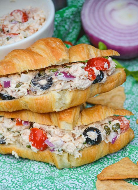 Italian Tuna Salad, Italian Tuna, Best Egg Salad Recipe, Sandwhich Recipes, Tuna Salad Sandwich, Melt Recipe, Tuna Sandwich, Tuna Salad Recipe, Tuna Melts