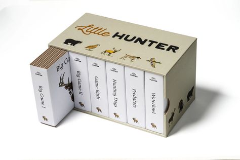 Little Hunter was created to engage and educate young children on common names of game animals and hunting dogs. Our goal in creating this book set is for children to learn to identify game animals at an early age, much like they learn to identify zoo and farm animals that are often portrayed in children’s books. The small size and durable pages make these perfect for little children's precious hands! Contains six 3" square board books Each book contains eight pages Baby Aesthetic, Toddler Boy Toys, Create This Book, Nursery Room Inspiration, Little Library, Common Names, Family Plan, Toddler Books, Baby Boy Rooms