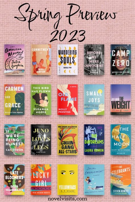 Novel Visits Spring Preview 2023 Trending Books 2023, New Release Books 2023, New Books 2023, 2023 Books To Read, Trending Books To Read, Books To Read In 2023, Teenage Books, New Fiction Books, February Reading