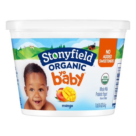 Products - Stonyfield Food For Babies, Mango Yogurt, Gogo Squeez, Drinkable Yogurt, Probiotic Yogurt, Milk Baby, Yogurt Shop, Baby First Foods, Organic Milk