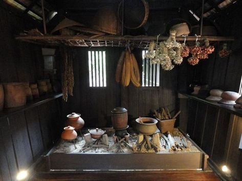 Native Kitchen, Steampunk Interior, Tropical Kitchen, Asian House, Dirty Kitchen, Mud House, Thai House, Indian Interiors, Asian Architecture