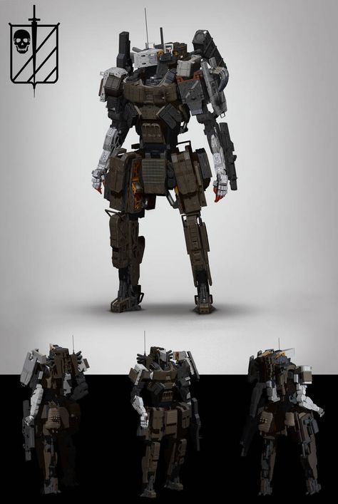 Theo Stylianides, Combat Robot, Military Robot, Power Armour, Futuristic Armour, Future Soldier, Military Artwork, Cool Robots, Army Vehicles