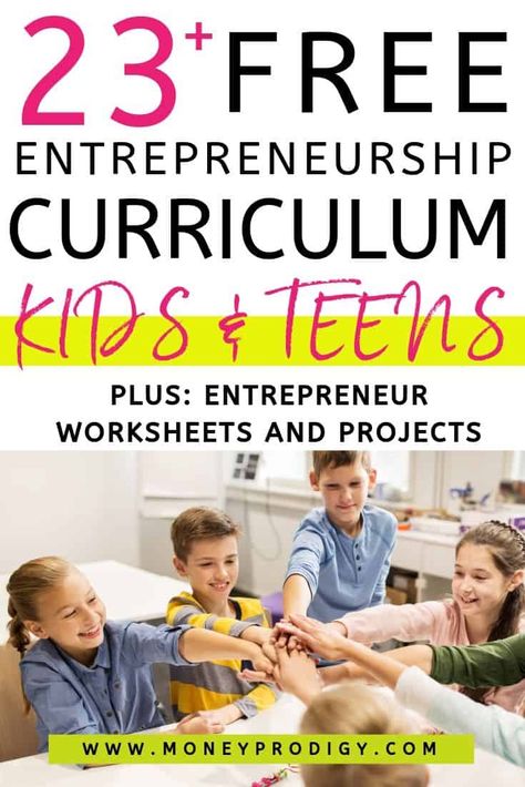 I’m tasked with finding entrepreneur worksheets for students, and came across this awesome roundup of free entrepreneurship curriculum. There are entrepreneur lesson plans – elementary, and how to go about teaching entrepreneurship to high school students. Plus, free entrepreneurship worksheets and entrepreneurship class project ideas. I love all these ideas! #entrepreneurship #lemonadestand #financialliteracy Kid Entrepreneurs Ideas, Activities For High School Students, Activities For High School, Entrepreneur Kids, Elementary Lesson Plans, How To Teach Kids, Social Entrepreneurship, Kids Money, Business Education