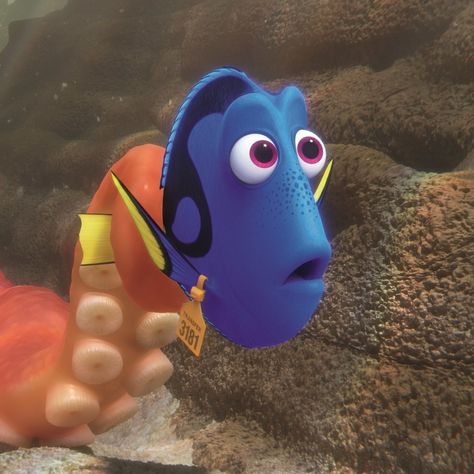 Dory Aesthetic, Disney Characters Icons, Animation Characters, Blue Person, Finding Dory Aesthetic, Character Icon, Hi Im Dory, Nemo Movie, Finding Dory Gerald