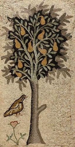 Ancient Mosaic Quiz: Answers::Helen Miles Mosaics Christmas Mosaics, Byzantine Architecture, Byzantine Mosaic, Roman Mosaic, Byzantine Empire, Byzantine Art, Pear Tree, Roman Art, Mosaic Projects