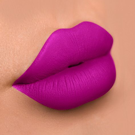 Duchess — Matte Liquid Lipstick | JD Glow Cosmetics Jd Glow Cosmetics, Purple Matte Lipstick, Pink Lipstick Shades, Lip Color Makeup, Beautiful Lipstick, Lipstick Kit, Purple Lips, Purple Lipstick, Color Lipstick