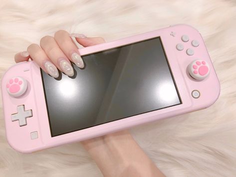 Pink Nintendo, Nintendo Lite, Pink Games, Kawaii Games, Nintendo Switch Case, Nintendo Switch Lite, Retro Gadgets, Nintendo Switch Accessories, Gaming Tech