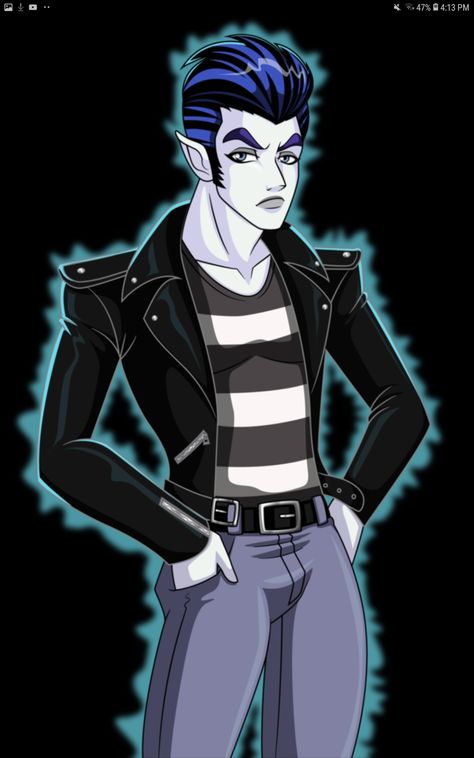 Monster High Johnny Spirit, Monster High Male Characters, Johnny Spirit, Halloween Motive, Gacha Online Oc, Hawaiian Nails, Ever After High Rebels, Monster High Boys, Circus Characters