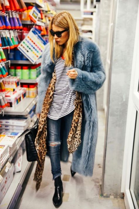 The Week of January 9th — Just Us Gals Fur Coat Outfit, Look Jean, Leopard Print Coat, Coat Outfit, Looks Street Style, Print Coat, Mode Inspo, Looks Chic, Mode Vintage