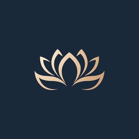 Healing Logo Design Ideas, Yoga Logo Design Ideas, Unique Logo Design Creative, Luxury Spa Logo, Flower Logo Design Graphics, Luxe Logo Design, Logo Flower Design, Lotus Logo Design, Logo Flor