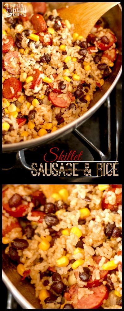 Kilbasa Sausage Recipes, Kabasa Recipes, Sausage And Rice, Sausage Rice, Sausage Dinner, Fast Dinner Recipes, Cheese Baked, One Skillet, Bread Bowl