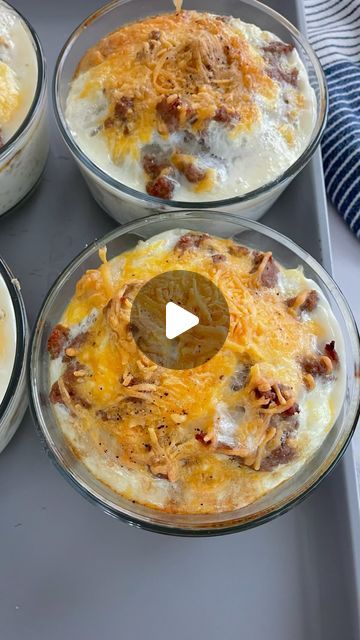 Glass Bowl Oven Meal Prep, Ground Turkey Breakfast Sausage, Ground Turkey Breakfast, Ground Turkey Sausage, Glass Meal Prep, Turkey Breakfast Sausage, Ore Ida, Tator Tots, Turkey Breakfast