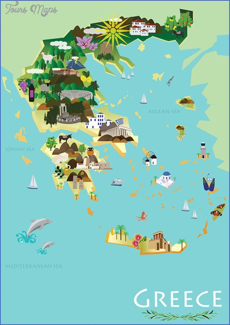 nice Greece Map Tourist Attractions Greek Islands Map, Greece Tourist Attractions, Printable Solar System, Map Of Greece, Maps Aesthetic, Greece Map, Montana Vacation, Greek Travel, Greece Art