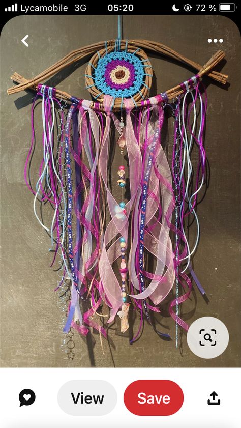 Hippy Crafts Diy, Hippie Crafts Diy, Witchy Crafts Diy Projects, Make Dream Catcher, Crochet Dream Catcher, Hippie Crafts, Diy Dream Catchers, Bohemian Crafts, Bohemian Diy