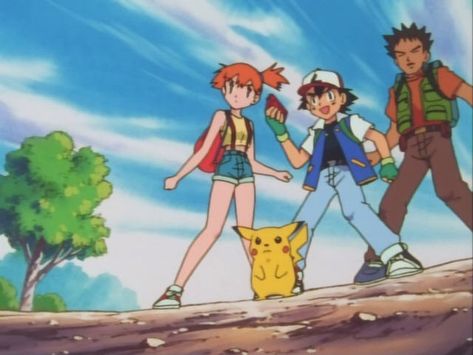 Pokemon Indigo League, Indigo League, Ash Misty, N Pokemon, Misty From Pokemon, Pokemon Original, Ash And Misty, Pokemon Ash, Pokemon Backgrounds