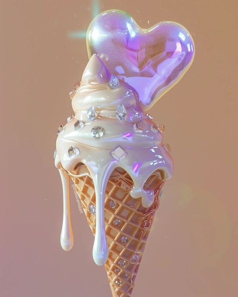 Just a little treat ✨🩷⭐🩵 #IceCream #IridescentIceCream #Cone #WaffleCone #IridescentAIArt #IridescentArt #Iridescent #Tuesday #TuesdayVibes #Heart #Star #GlitterArt #Sparkling Glitter Ice Cream, Horchata Ice Cream, Pringle Flavors, Licorice Ice Cream, Glitter Quotes, Lavender Ice Cream, Custard Ice Cream, Pearl Tea, Avocado Ice Cream