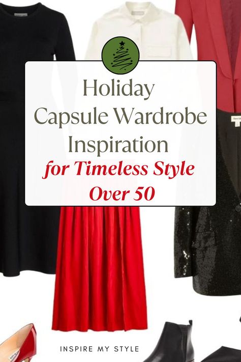 capsule wardrobe Christmas outfit ideas Over 40 Christmas Outfits, Christmas Dressing Ideas For Women, Quiet Luxury Holiday Outfits, Holiday Dressing Women, Warm Weather Christmas Outfits Women, Chill Holiday Outfits, Casual Xmas Outfits Women, Christmas Outfits Over 50, Holiday Outfit Aesthetic