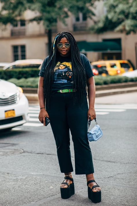 NYFW Day 7 Plus Size Streetwear Fashion, Summer Street Style, 2020 Street Style, Holly House, Artistic Fashion, New York Fashion Week Street Style, Autumn 2023, Summer Street, Street Style Trends