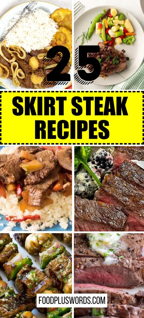 Skirt Steak Recipes Skirt Steak Dinner Ideas Meals, Recipe For Skirt Steak, Recipes For Skirt Steak Meat, Steak Skirt Recipes, Skirt Steak Dinner, Recipes With Skirt Steak, Skirt Steak Recipes Oven, Leftover Skirt Steak Recipes, Easy Skirt Steak Recipes