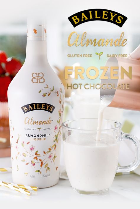 Blend up dairy free treat that can’t be beat for Mom this Mother’s Day. Hot Chocolate Baileys, Alcohol Chocolate, Irish Cream Recipe, Cold Drinks Recipes, Baileys Original Irish Cream, Baileys Original, Baileys Recipes, Dairy Free Treats, Frozen Hot Chocolate