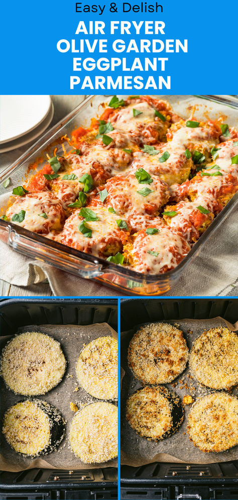 This healthy air fryer eggplant Parmesan is a lighter, lower-calorie twist on the classic dish. It delivers the same crispy, golden texture and deliciously melted cheese, all topped with zesty tomato sauce—ready in just minutes!
eggplant parmesan
eggplant parmesan air fryer
eggplant parmesan healthy
eggplant parmesan easy
eggplant parmesan vegan Panko Eggplant Parmesan, Frozen Eggplant Parmesan, Grilled Eggplant Parmesan, Egg Plant Parmesan Recipe Air Fryer, Eggplant Parmesan Air Fryer, Eggplant Parmesan Vegan, Olive Garden Chicken Parmigiana, Recipes For Eggplant, Eggplant Parmesan Recipes