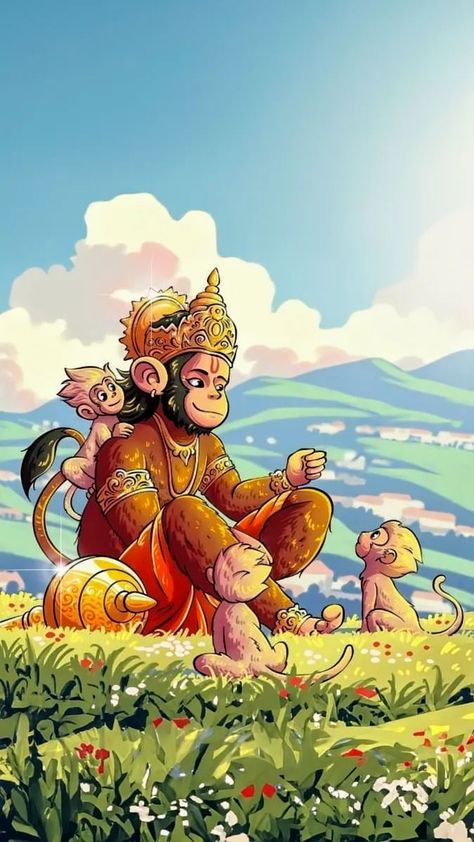 Unique Ganesha Painting, Panchmukhi Hanuman Ji Drawing, Hanuman Art Artworks, Panchmukhi Hanuman Ji, Hanuman Art, Doodles Artwork, Doodle Wallpaper, Hanuman Ji Wallpapers, Hanuman Hd Wallpaper