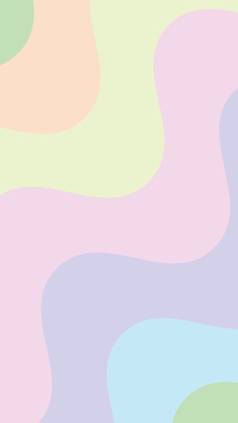 Phone wallpaper, background, lock screen. ' pastel rainbow wave ' (2) Pastel Lockscreen, Pastel Rainbow Background, Peach Wallpaper, Rainbow Pastel, Aesthetic Background, Massage Techniques, Pastel Background, Kawaii Wallpaper, Lock Screen