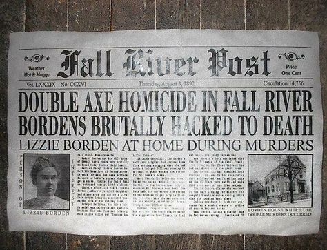 Bridgewater Triangle, Lizzie Borden, Fall River Ma, Newspaper Headlines, Law Books, Mystery Of History, Fall River, Cold Case, I Fall