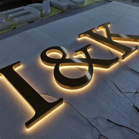 Backlit Signage, Backlit Wall, Signage Light, 3d Signage, Restaurant Signage, Channel Letter Signs, Brand Colour Schemes, Wall Letter, Acrylic Signage