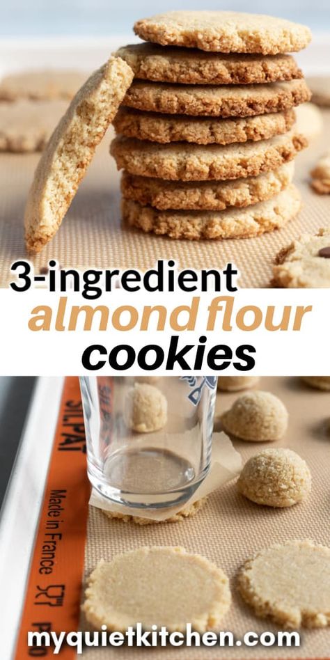 2 Ingredient Almond Flour Cookies, Almond Flower Dessert, Crunchy Almond Flour Cookies, Biscuits Made With Almond Flour, Crispy Healthy Cookies, Mediterranean Diet Cookies, Healthy Almond Cookies, Pumpkin Almond Flour Cookies, Walnut Flour Cookies