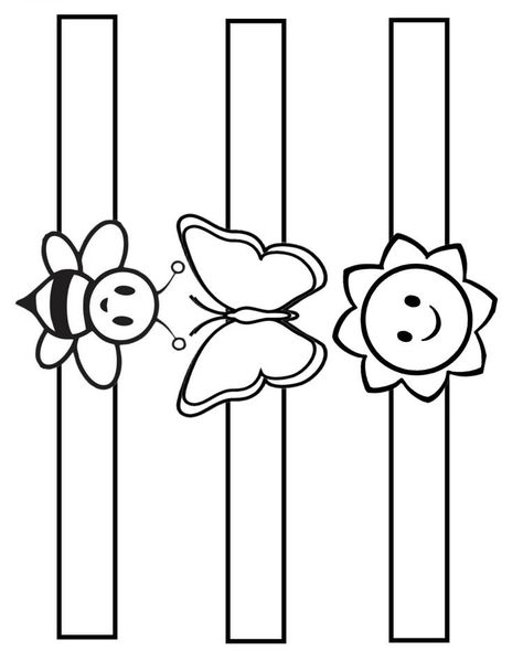 Bee Worksheet Preschool, Bees And Butterflies Preschool, Bee Worksheets For Kids, Butterfly Activities For School Age, Bumble Bee Construction Paper, Color Worksheets For Preschool, Flower Crafts Kids, Prek Crafts, Christmas Cards Kids