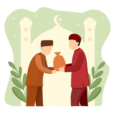 Islamic Graphic Design, Mosque Illustration, Islamic Events, People Design, Idul Adha, Sticker Cartoon, Adha Mubarak, Eid Greetings, Islamic Artwork