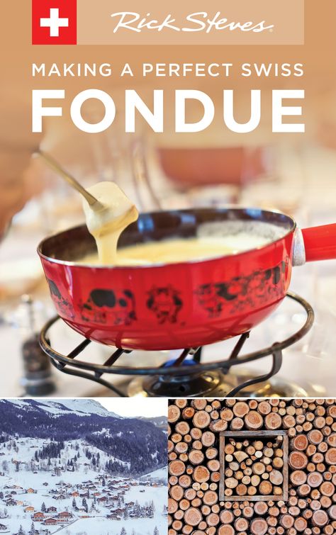 How To Make a Perfect Swiss Fondue #switzerland #traditional #fondue #cheese #food #cameronhewitt Fondue Switzerland, Gouda Cheese Fondue, Christmas In Switzerland, Cheese Fondue Recipe Easy, Cheese Fondue Dippers, Fondue Cheese, Best Cheese Fondue, Easy Cheese Fondue, Cheddar Fondue