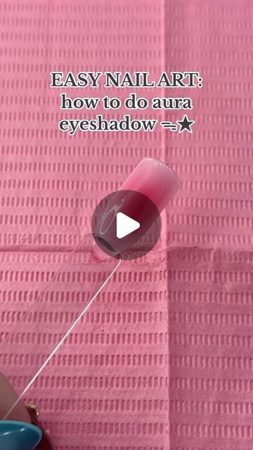 Luxe Moments Realm on Instagram: "Learn how to create stunning aura nails using the eyeshadow hack in this easy tutorial! 🌈✨ Perfect for a unique and mesmerizing look. Click the link in my bio to check out the products! Credit to @ jennylcpez  #Ad#AuraNails #NailTutorial #EyeshadowHack #NailArt #SummerNails #Luxerealmchronicals #NailDesign #BeautyHacks #NailInspo #NailsOfInstagram #ShopNow #Ad" How To Do Ora Nails, Easy Ways To Paint Nails, How To Do Aura Nails With Eyeshadow, Eyeshadow Gel Nails Diy, Using Eyeshadow On Nails, Aura Nails With Blooming Gel, Eyeshadow Nails Tutorial, How To Make Aura Nails, Aura Nails With Eyeshadow