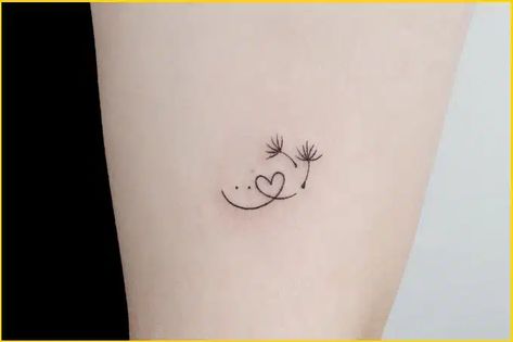 72+ Meaningful Dandelion Tattoos With Perfect Body Placement Mum And Daughter Tattoo, Dandelion Tattoos, Placement Tattoo, Dandelion Tattoo Design, Mom Daughter Tattoos, Tiny Tattoos For Women, Tattoos To Cover Scars, Dandelion Tattoo, Tasteful Tattoos