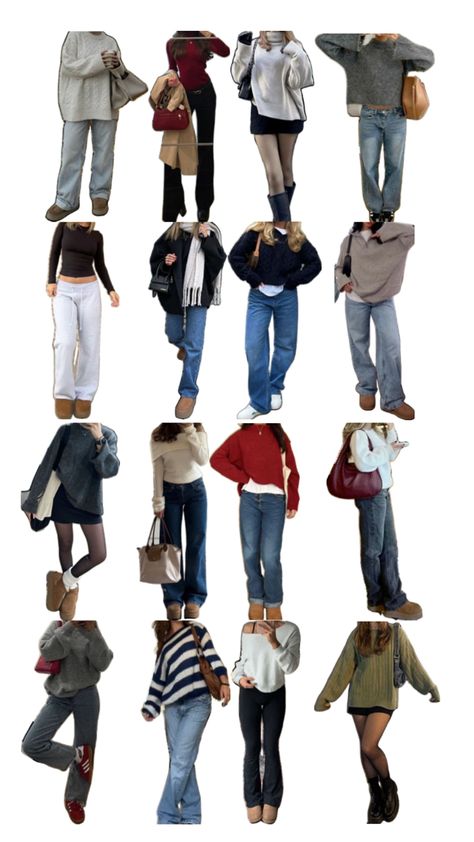 Idea outfits 🍁☕️🧦🍂 Eurotrip Outfits, Uggs Outfit Winter, Workout Outfits Winter, November Outfits, Fashion Top Outfits, Outfit Inspo Casual, Simple Trendy Outfits, Cute Everyday Outfits, Really Cute Outfits