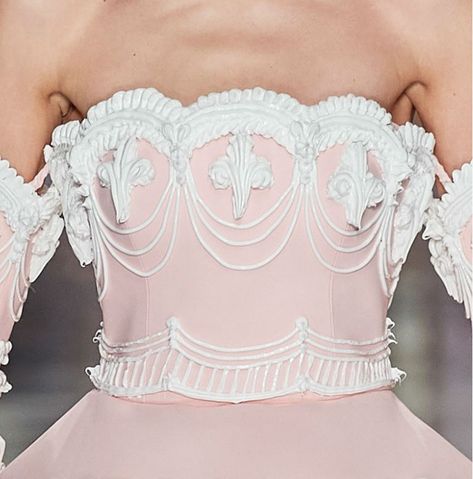 White Frosted Cake, Frosted Cake, Cake Dress, The Cardigans, Dress Cake, Outfits Casuales, Look Fashion, Pink And White, Runway Fashion