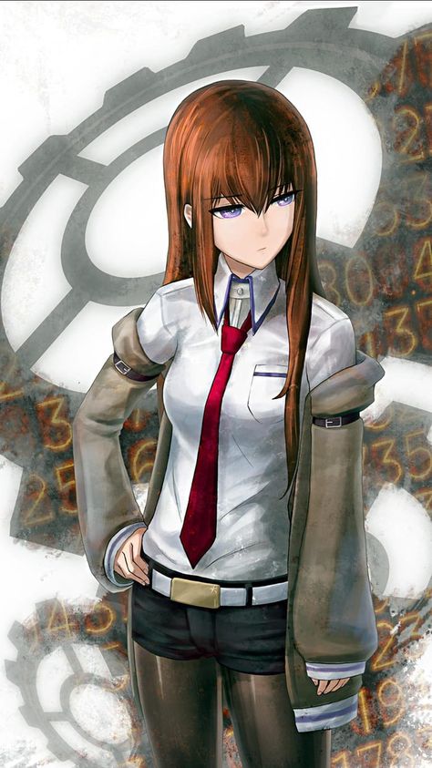 Gate Anime, Makise Kurisu, Steins Gate 0, Kurisu Makise, Steins Gate, Black Rock Shooter, Eyes Brown, Hair Black, Short Shorts