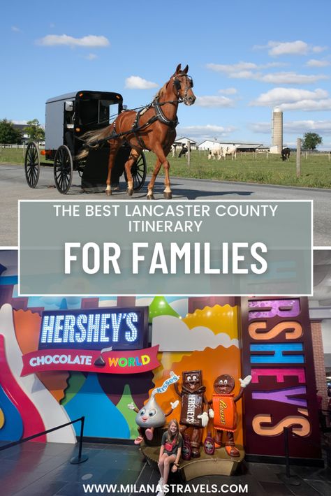 Discover the wonders of Lancaster County with your kids! Explore Amish culture, visit historic sites, enjoy outdoor activities, and savor delicious Pennsylvania Dutch cuisine. Don't miss the family-friendly attractions and working farms that offer interactive experiences. #Amish Country with kids #Lancaster County with kids #Family trip to Lancaster #Lancaster 2 day itinerary Pennsylvania Road Trip, Amish Country Pennsylvania, Amish Pennsylvania, Dutch Cuisine, Pennsylvania Dutch Country, Amish Culture, Lancaster County Pennsylvania, Pennsylvania Travel, Lancaster County Pa