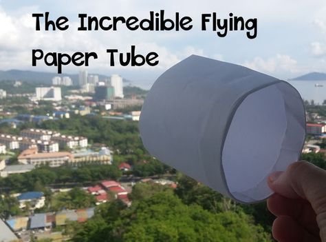 The Incredible Flying Paper Tube Flying Paper, Flight School, School Camp, John Collins, Paper Umbrellas, Flying Toys, Kids Fishing, Paper Airplane, Paper Airplanes