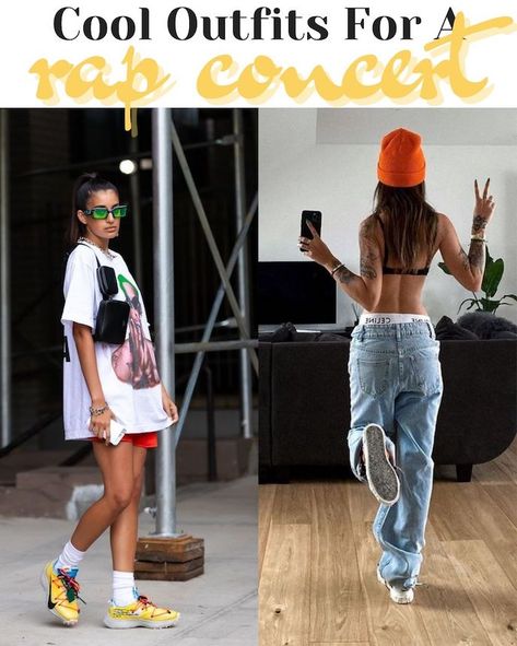 Atlanta Concert Outfit, Hip Hop Club Outfits For Women, Hiphop Concert Outfit Summer, What To Wear To A 50 Cent Concert, What To Wear To A Rap Concert Hip Hop, Outfit For Hip Hop Concert, Sporty Concert Outfit, Outdoor Rap Concert Outfit Summer, Hip Hop Festival Outfits Summer