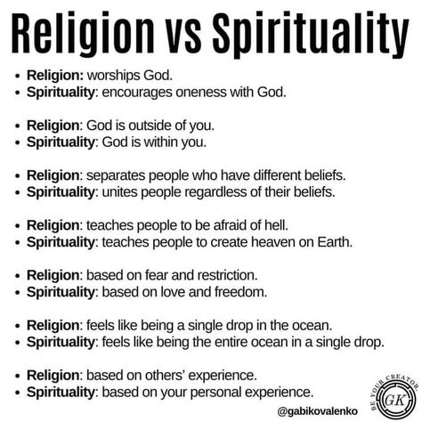 #religionvsspirituality #elements #wiccan #pagan Religion Vs Spirituality, Lightworker Quotes, Spiritual Awakening Stages, Manifestation Prayer, Godly Relationship Quotes, Pagan Beliefs, Art Planner, Old Souls, Energy Consciousness