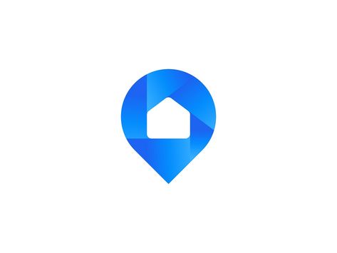 home + location/ map/ point/ pin by Khabib 🦅 on Dribbble Location Pin Logo, Lettermark Logo, Lettermark Logos, Graphic Artist Designer, Location Pin, Pin Logo, Location Map, Professional Logo Design, Professional Logo